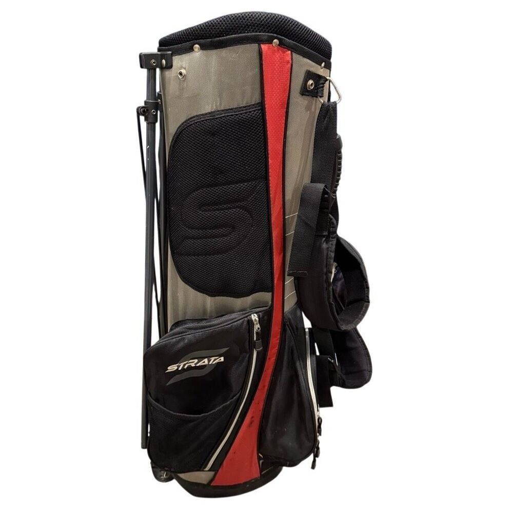Callaway Strata Golf 5-Way Divider Stand Golf Club Bag 5-Zip Pockets - Picture 3 of 8